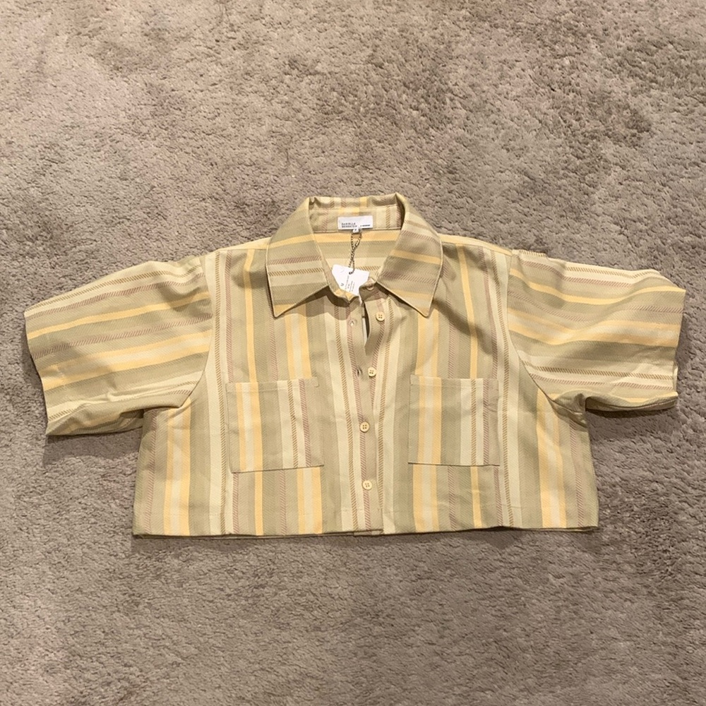 Never worn Danielle Bernstein crop top
